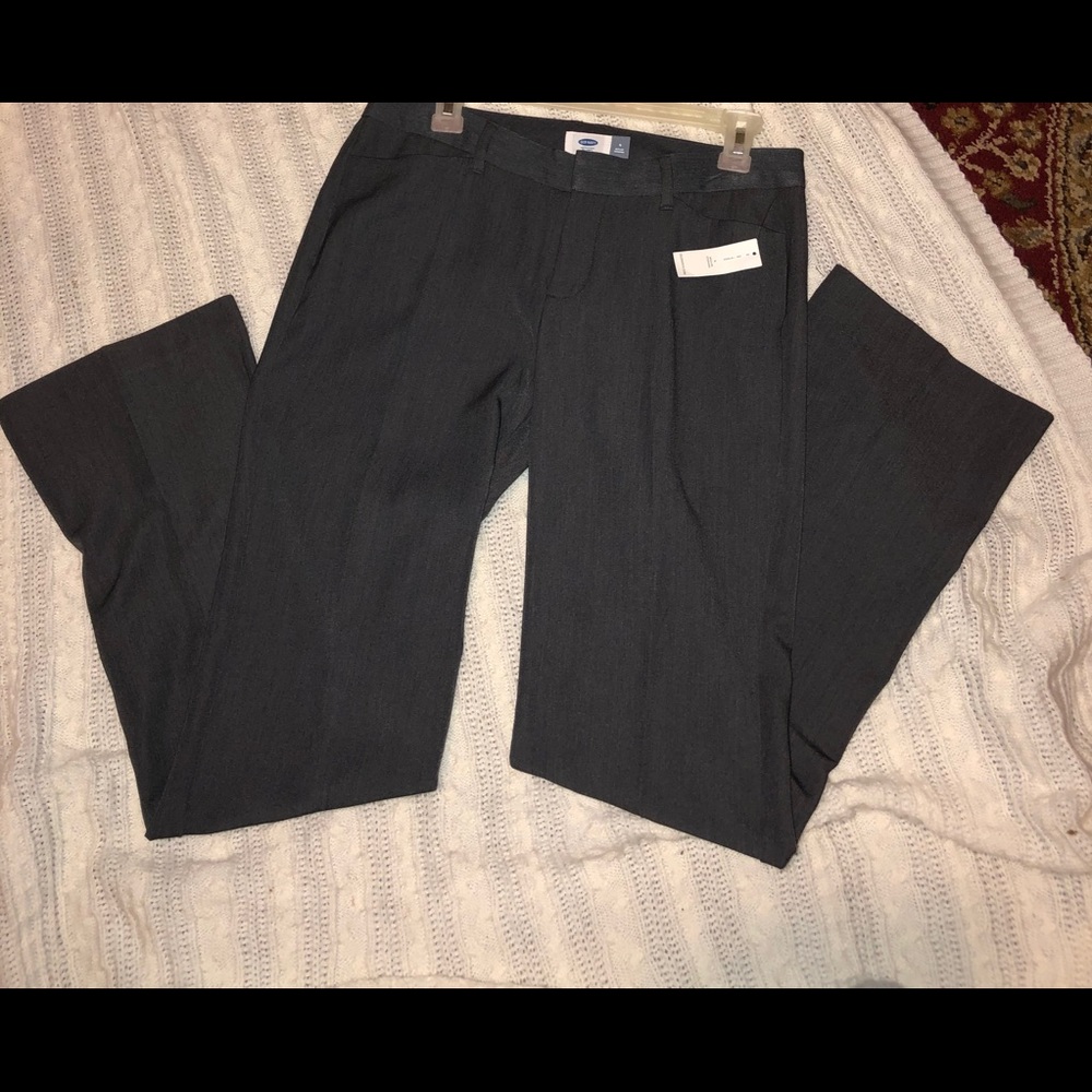 OLD NAVY NEW-Charcoal Gray Trouser Pants